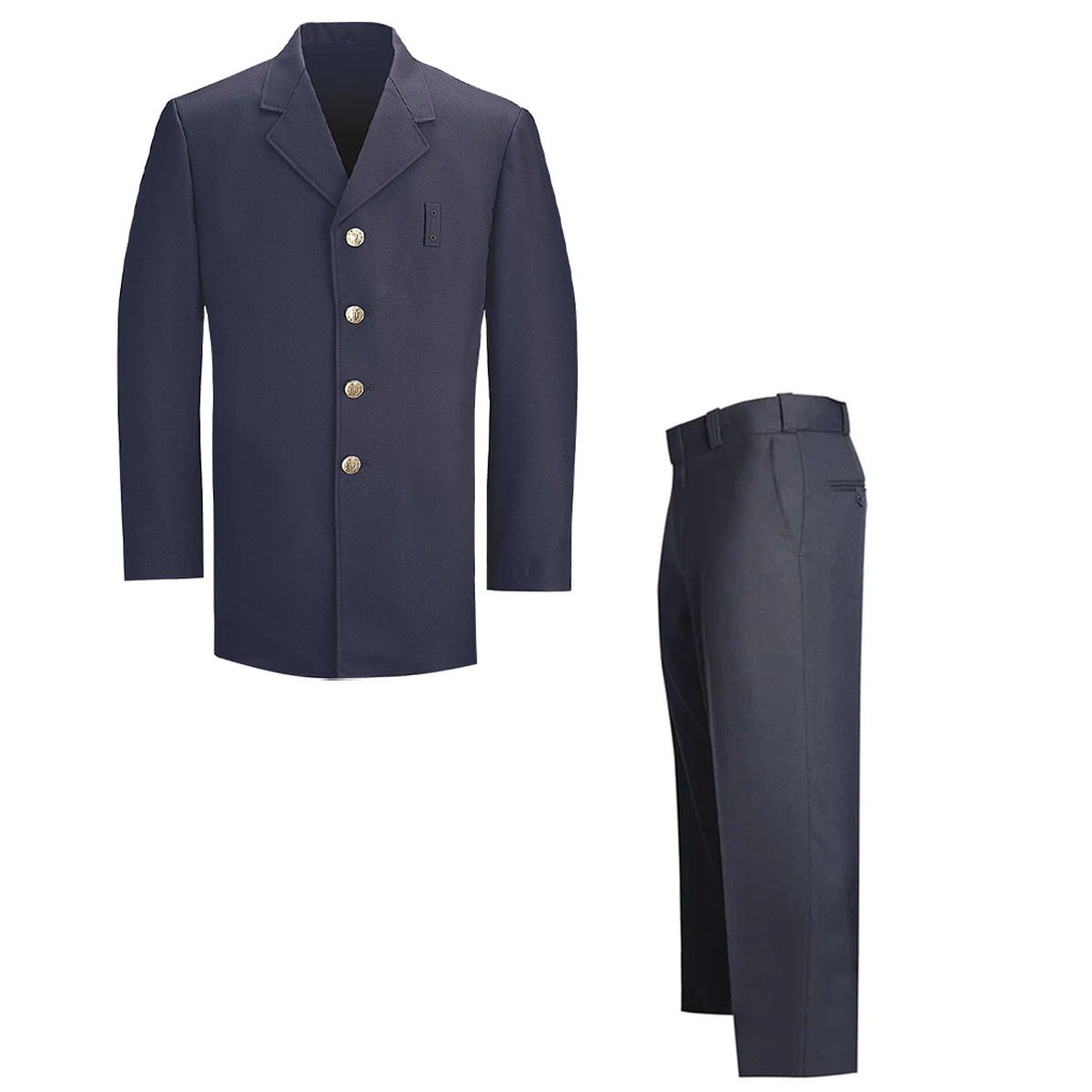Flying Cross Poly/Wool Blend Single Breasted Dress Coat & Pants Combo Fire Department Clothing Flying Cross Poly/Wool Blend Single Breasted Dress Coat & Pants Combo Fire Department Clothing