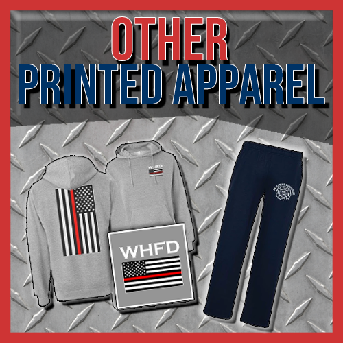 Sweatshirts and sweatpants for firefighters and ems workers