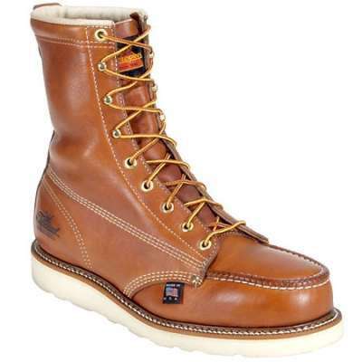 thorogood moc toe tobacco American Heritage 6" Steel Safety Work Boots for Men and they only get better with time Thorogood American Heritage 6 Moc