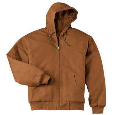 Jacket Duck Cloth Hooded Work Jacket [Tall Sizes] - Cornerstone - Style TLJ763HFire Department Clothing