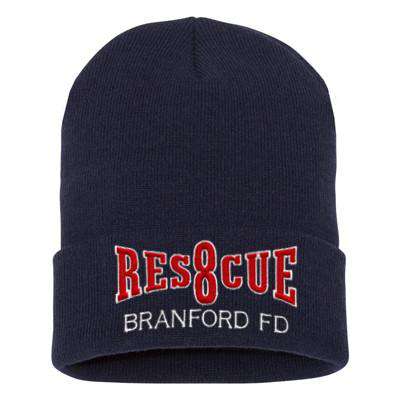 Custom Firefighter Beanie - Rescue Company - Fire Department Clothing