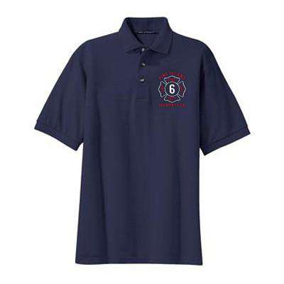 fire dept dress shirts Men's Non-FR 100% Cotton Classic Long Sleeve Fire Chief Shirt