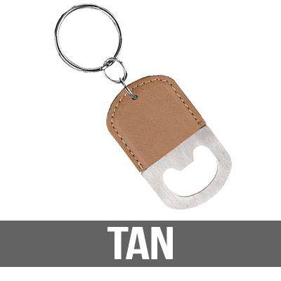 Brown leatherette keychains (various shapes) para Sublimación