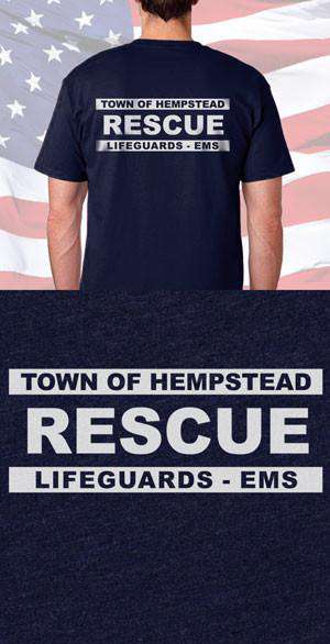 Screen Print Design Town of Hempstead Rescue Back DesignFire Department Clothing