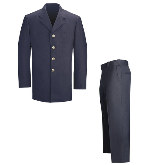 Flying Cross Poly/Wool Blend Single Breasted Dress Coat & Pants Combo