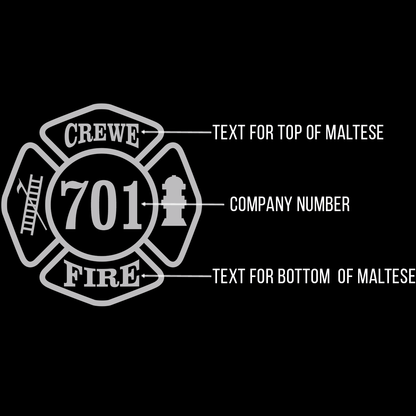 Custom Firefighter 22 oz. Skinny Tumbler with Company