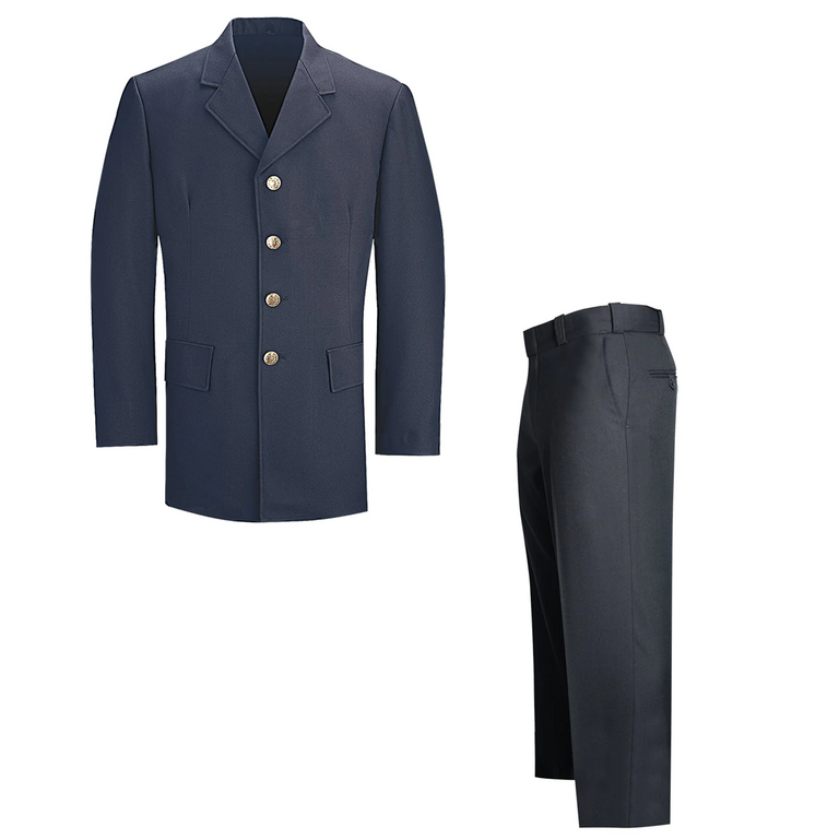 Flying Cross 100% Poly Single Breasted Dress Coat & Pants Combo