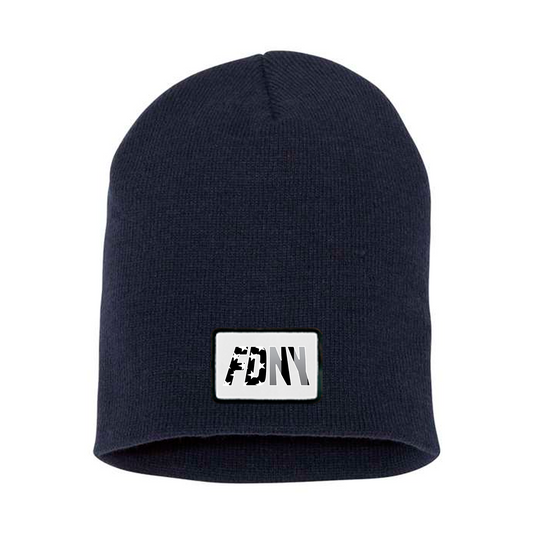 Full Color Patch Firefighter Cuffless Beanie