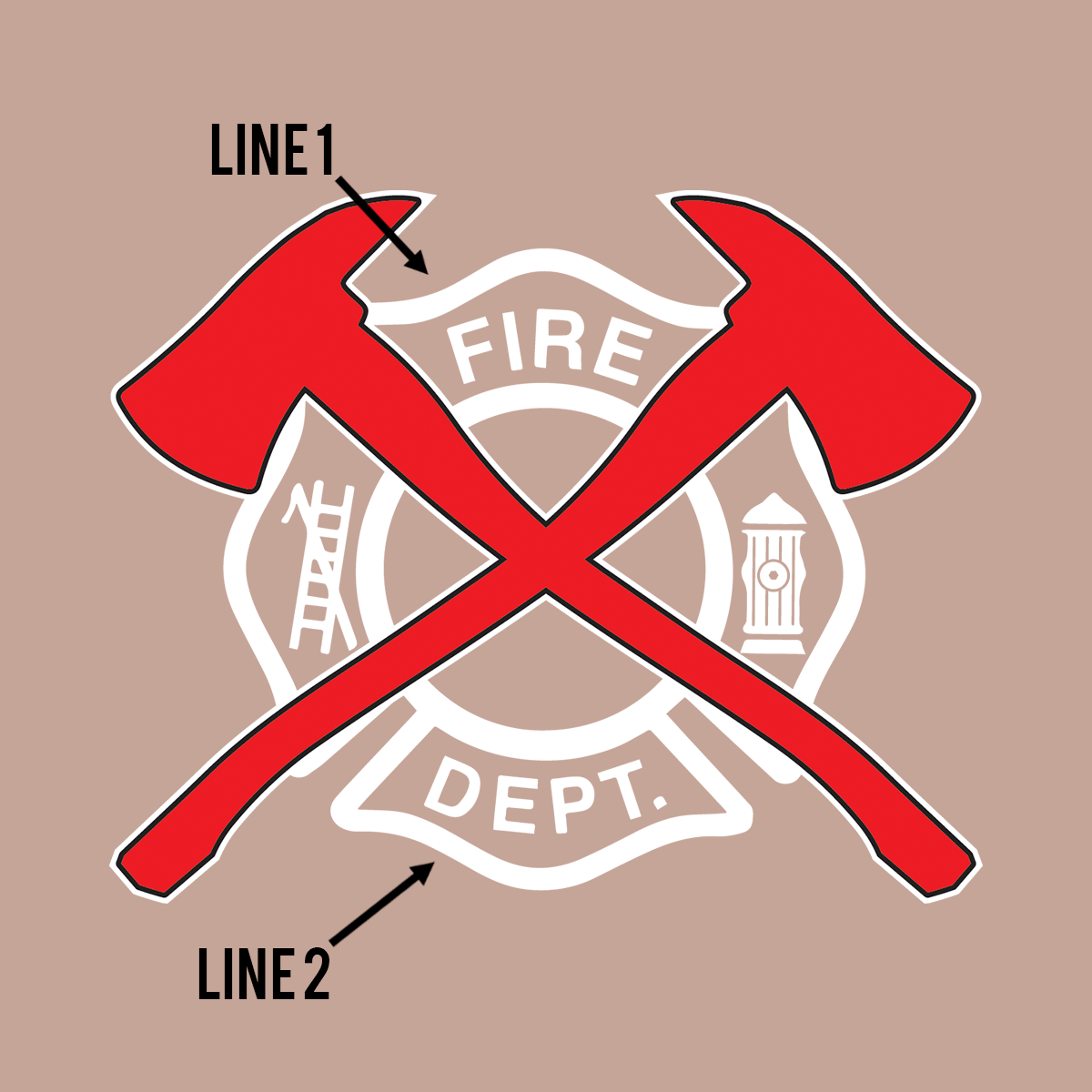Men's Firefighter Value Fleece Full Color Patch