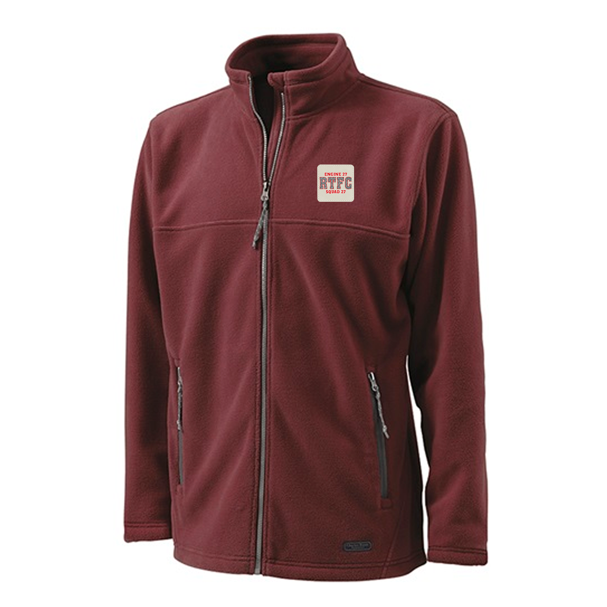 Men's Firefighter Fleece Jacket Full Color Patch