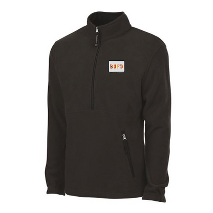Men's 1/2 Zip Fleece Full Color Patch