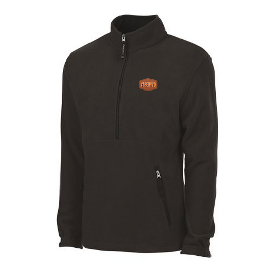 Men's 1/2 Zip Fleece Full Color Patch