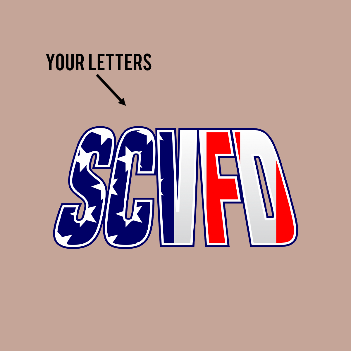 Firefighter Medium Cotton Canvas Tote Full Color Patch