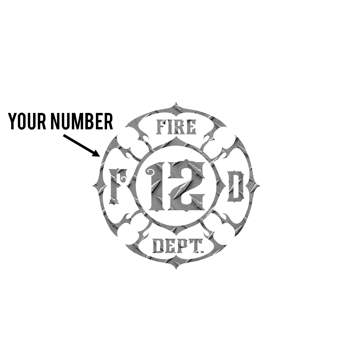 Firefighter Colorblock Cotton Tote Full Color Patch