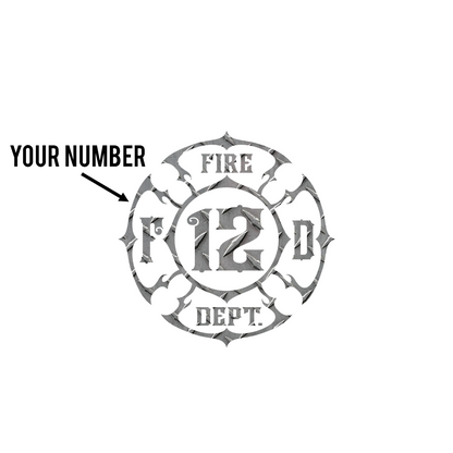 Firefighter Colorblock Cotton Tote Full Color Patch