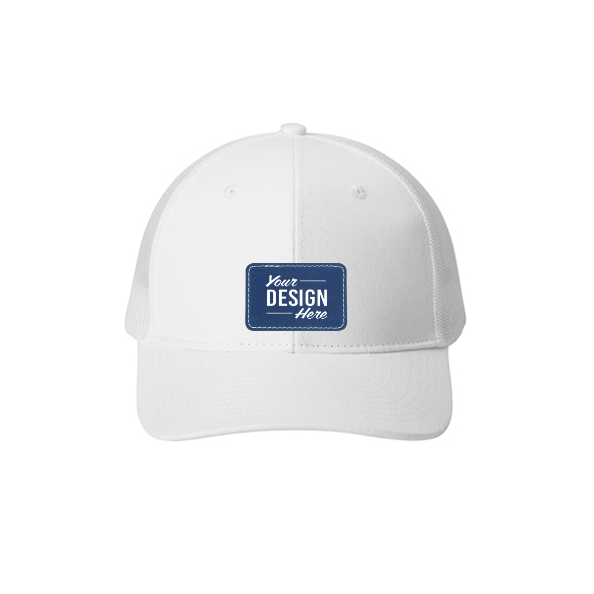 Custom Firefighter Snapback Trucker Cap Full Color Patch