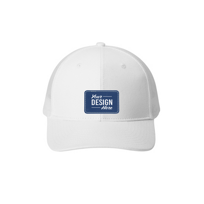 Custom Firefighter Snapback Trucker Cap Full Color Patch