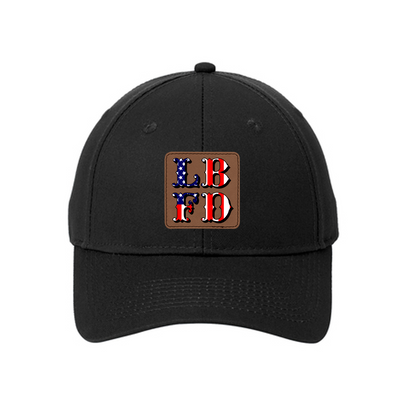 Firefighter Six-Panel Twill Cap Full Color Patch