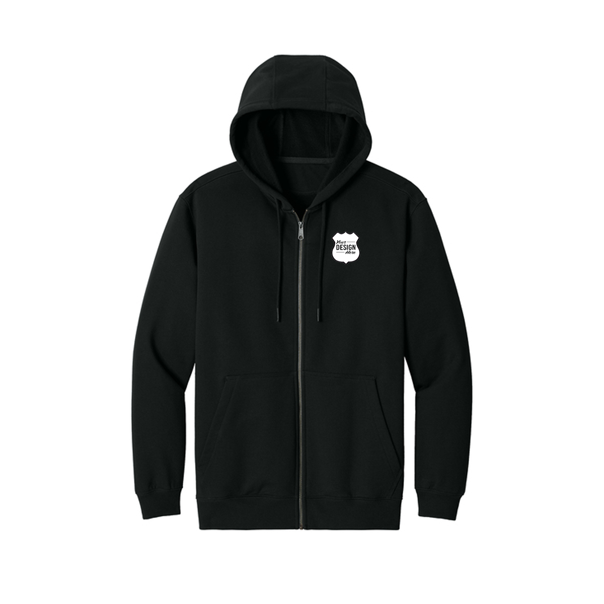 Firefighter CornerStone® Tough Fleece Full-Zip Hoodie Full Color Patch