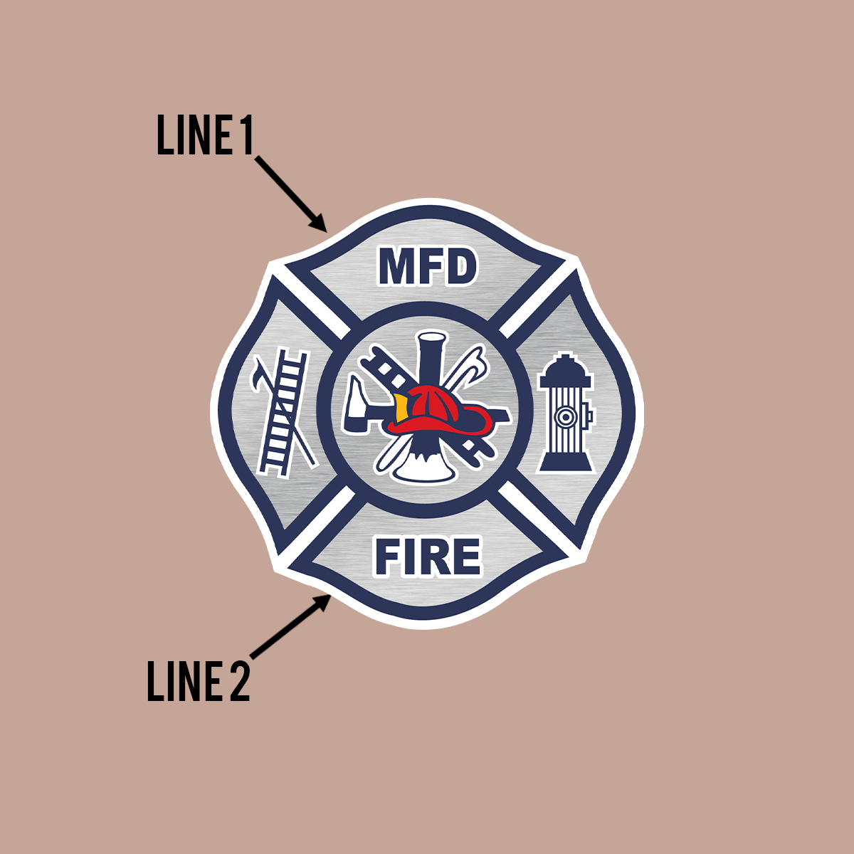 Firefighter Carhartt® Duck Traditional Coat Full Color Patch