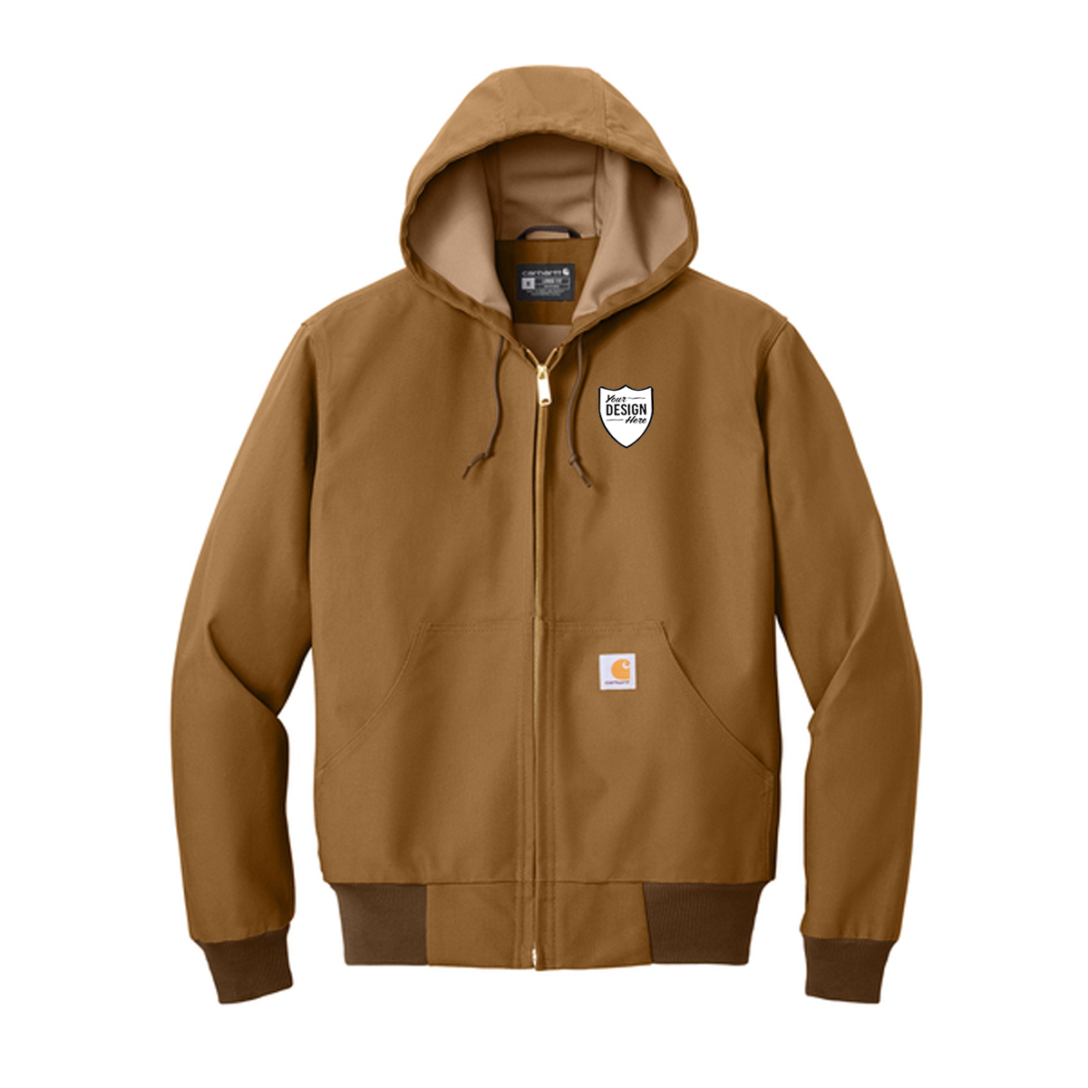 Firefighter Carhartt® Thermal-Lined Duck Jacket Full Color Patch