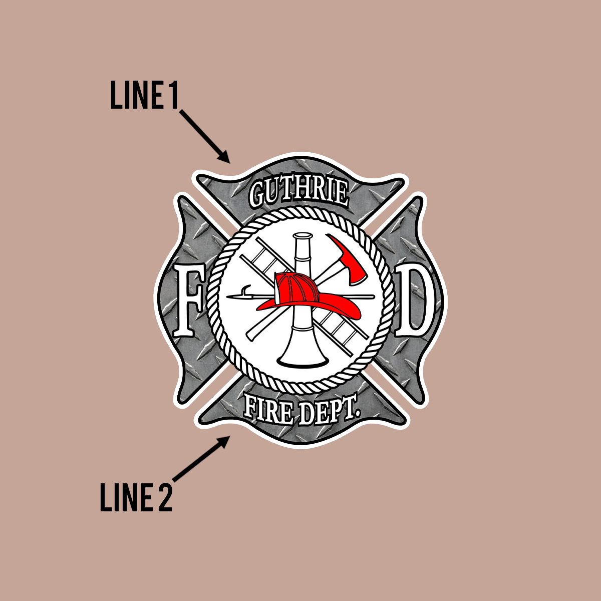 Firefighter Carhartt® Midweight Hooded Sweatshirt Full Color Patch