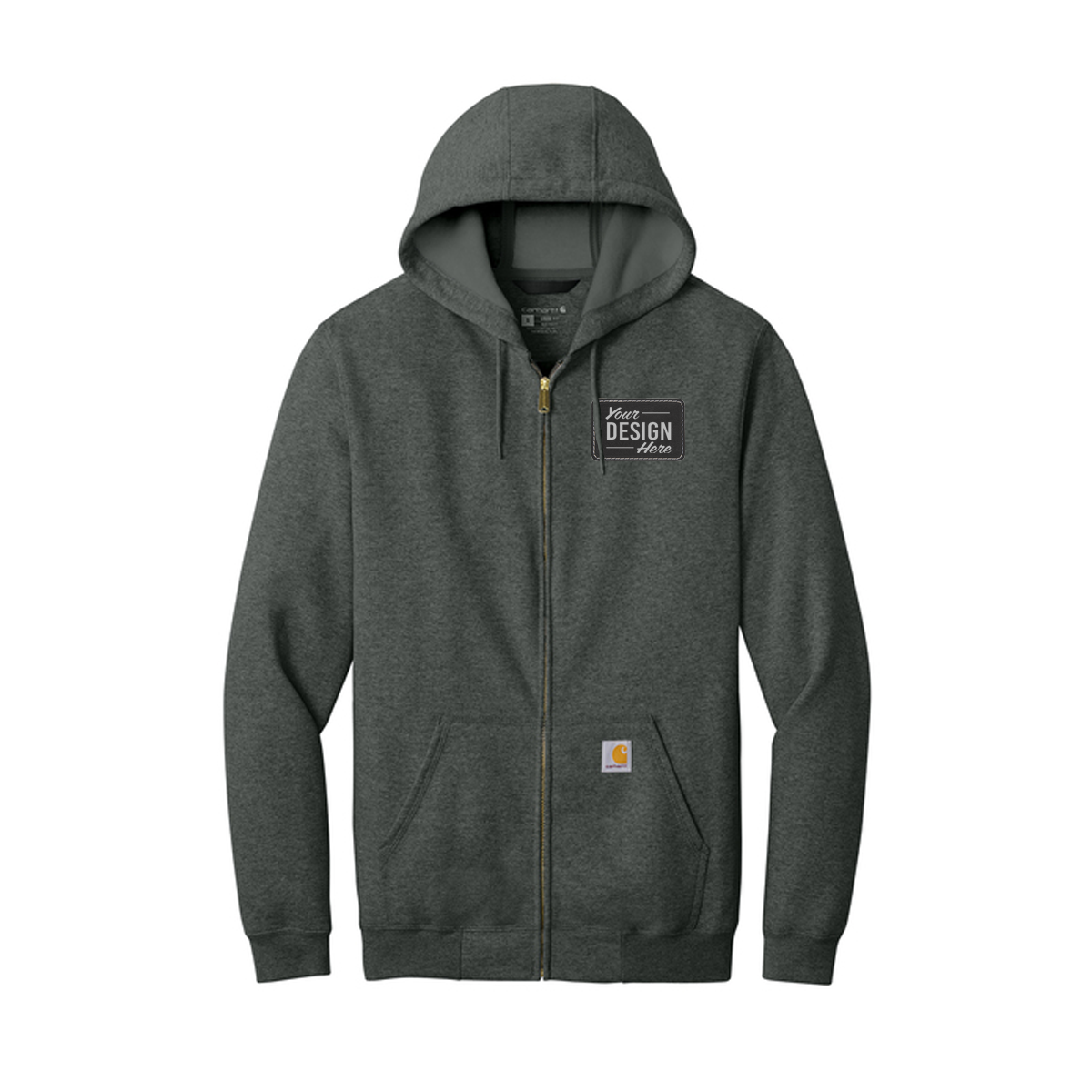 Firefighter Carhartt® Midweight Hooded Sweatshirt Full Color Patch