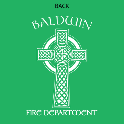 Celtic Cross Design, Firefighter Long Sleeve T-Shirt