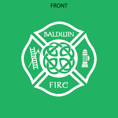 Celtic Cross Design, Firefighter Long Sleeve T-Shirt