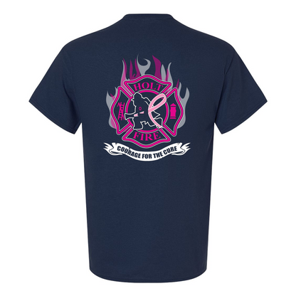 Courage For The Cure Flame Design T-Shirt