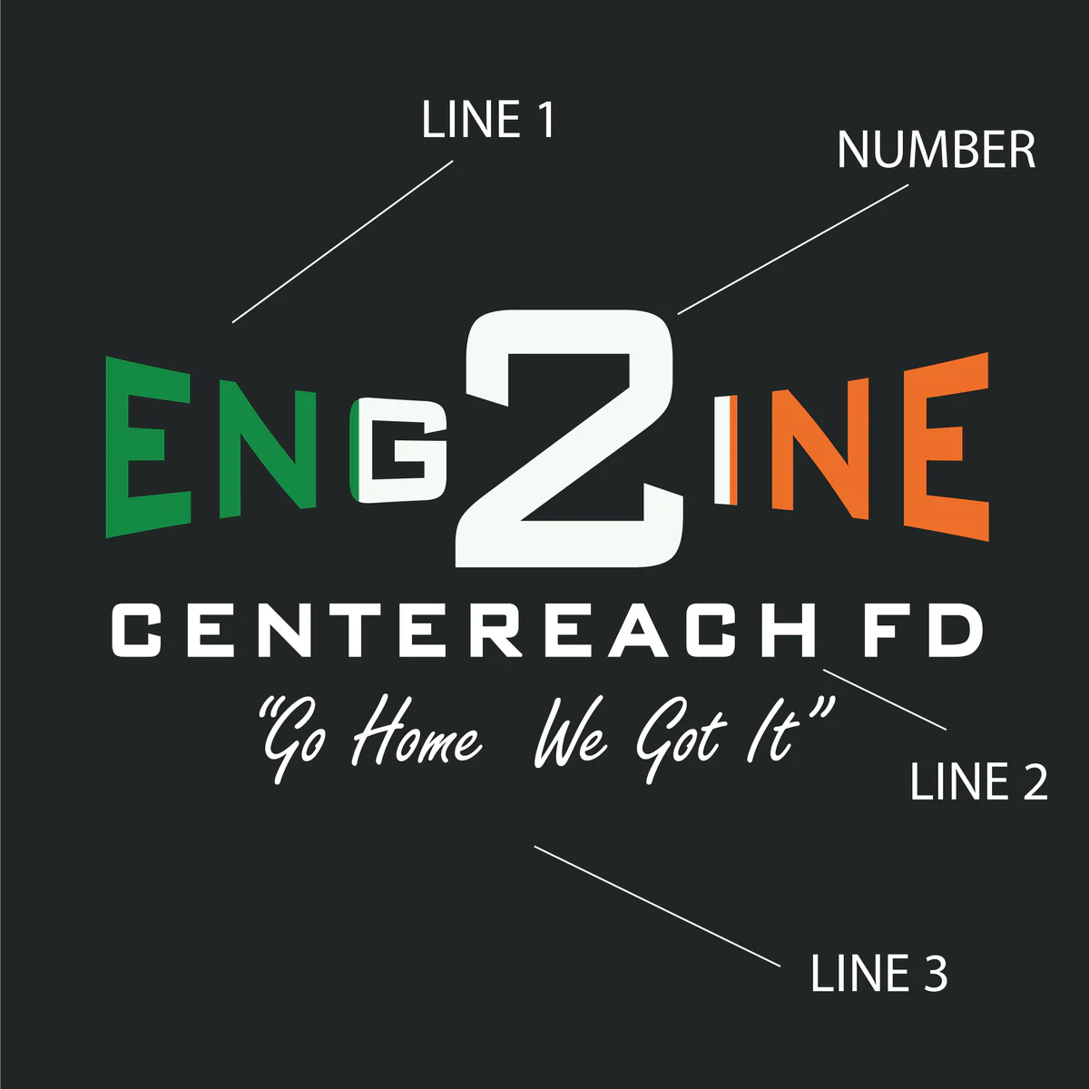 Irish Flag with Slogan Design, Firefighter Crewneck