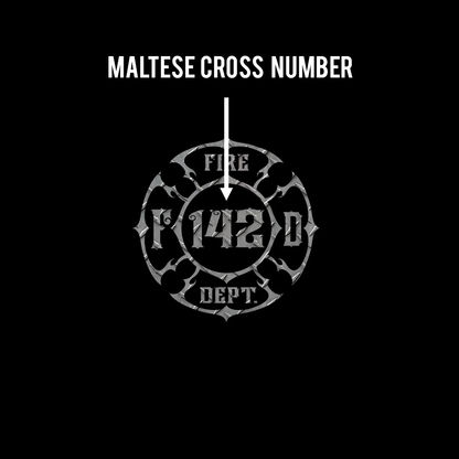 Traditional Diamond Plate Firefighter Crewneck