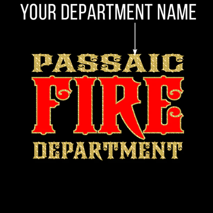 Traditional Fire Department Design Hoodie