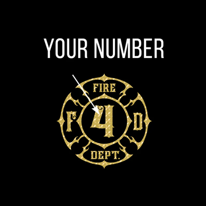 Traditional Fire Department Design Hoodie