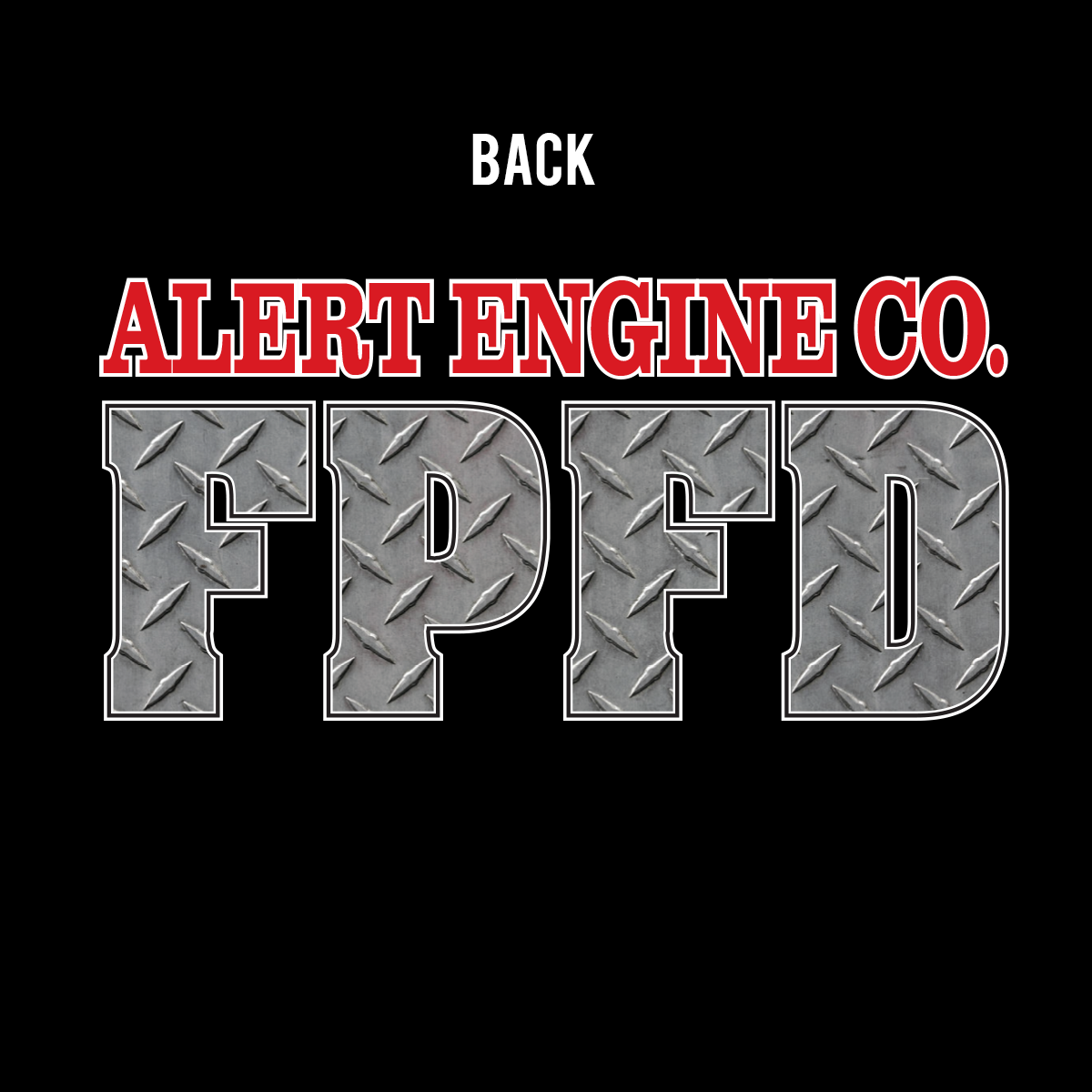 Full Diamond Plate Design Long Sleeve