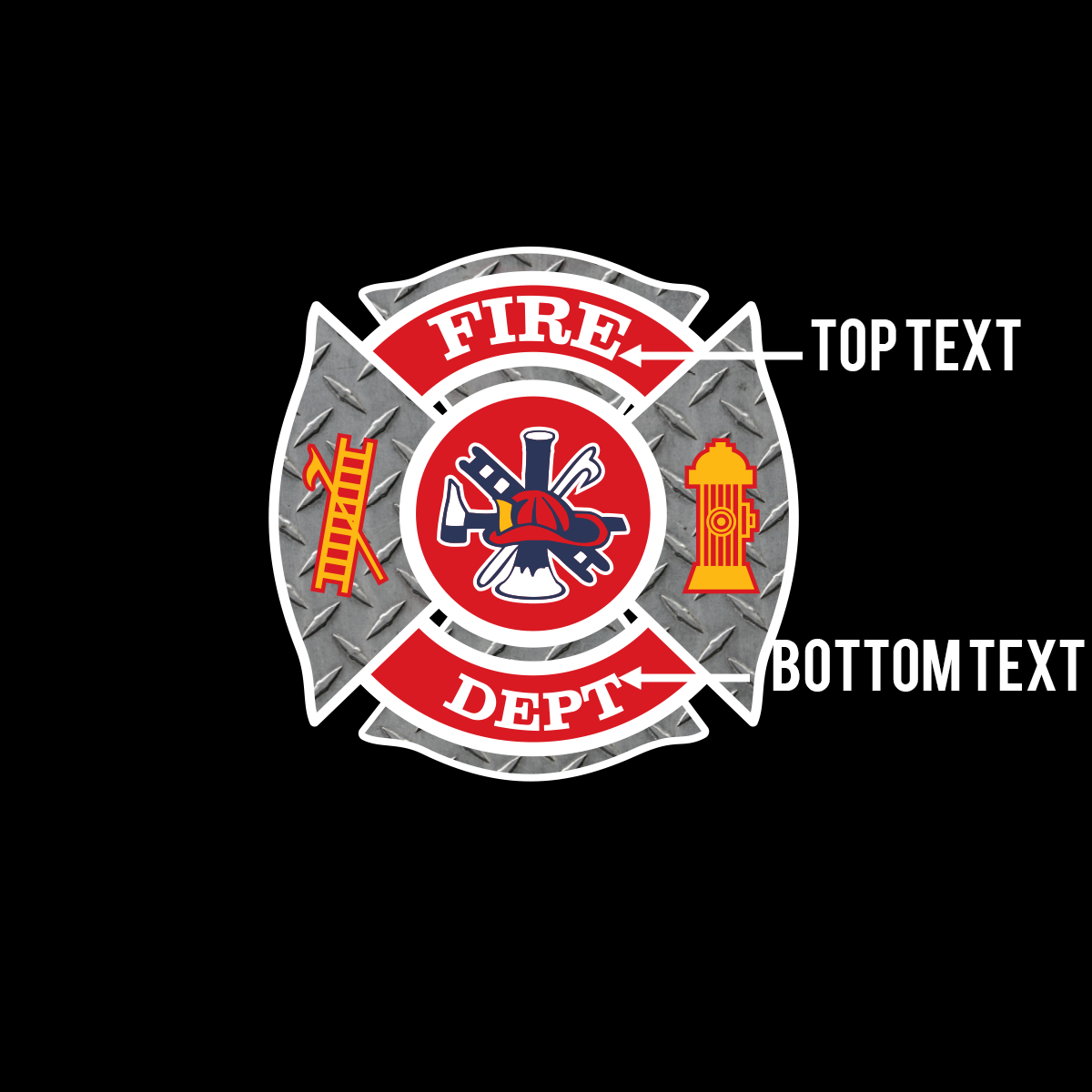 Full Diamond Plate Design Long Sleeve