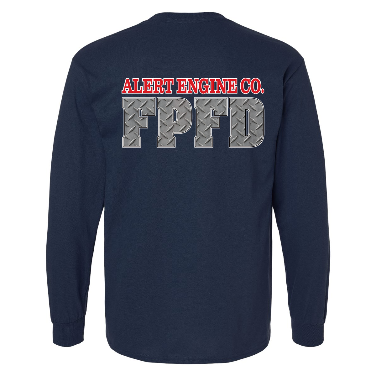 Full Diamond Plate Design Long Sleeve