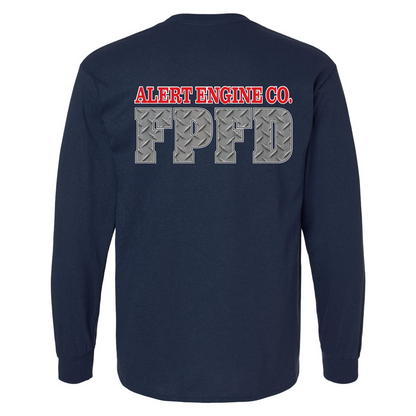 Full Diamond Plate Design Long Sleeve