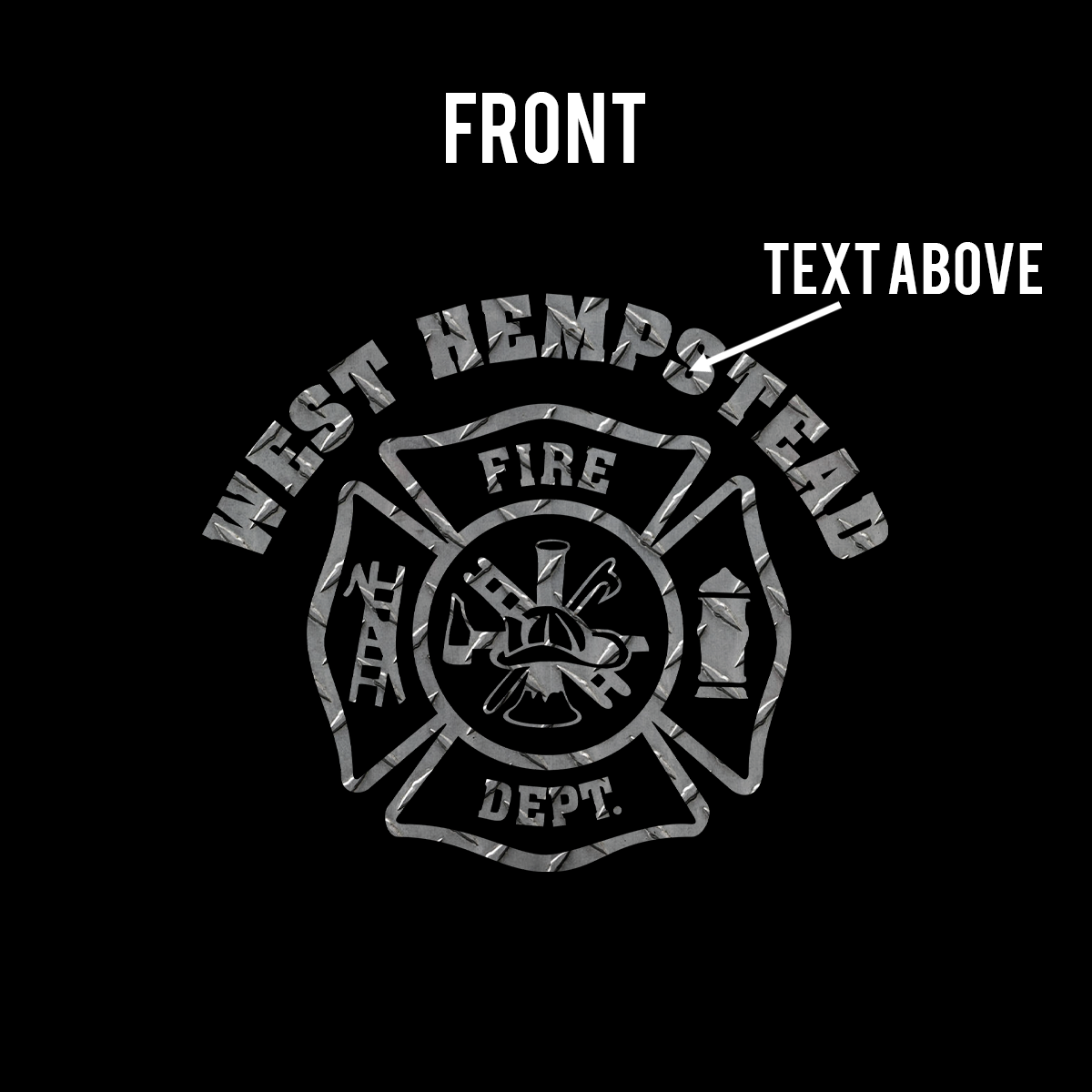 Diamond Plate Traditional Maltese Design T-Shirt