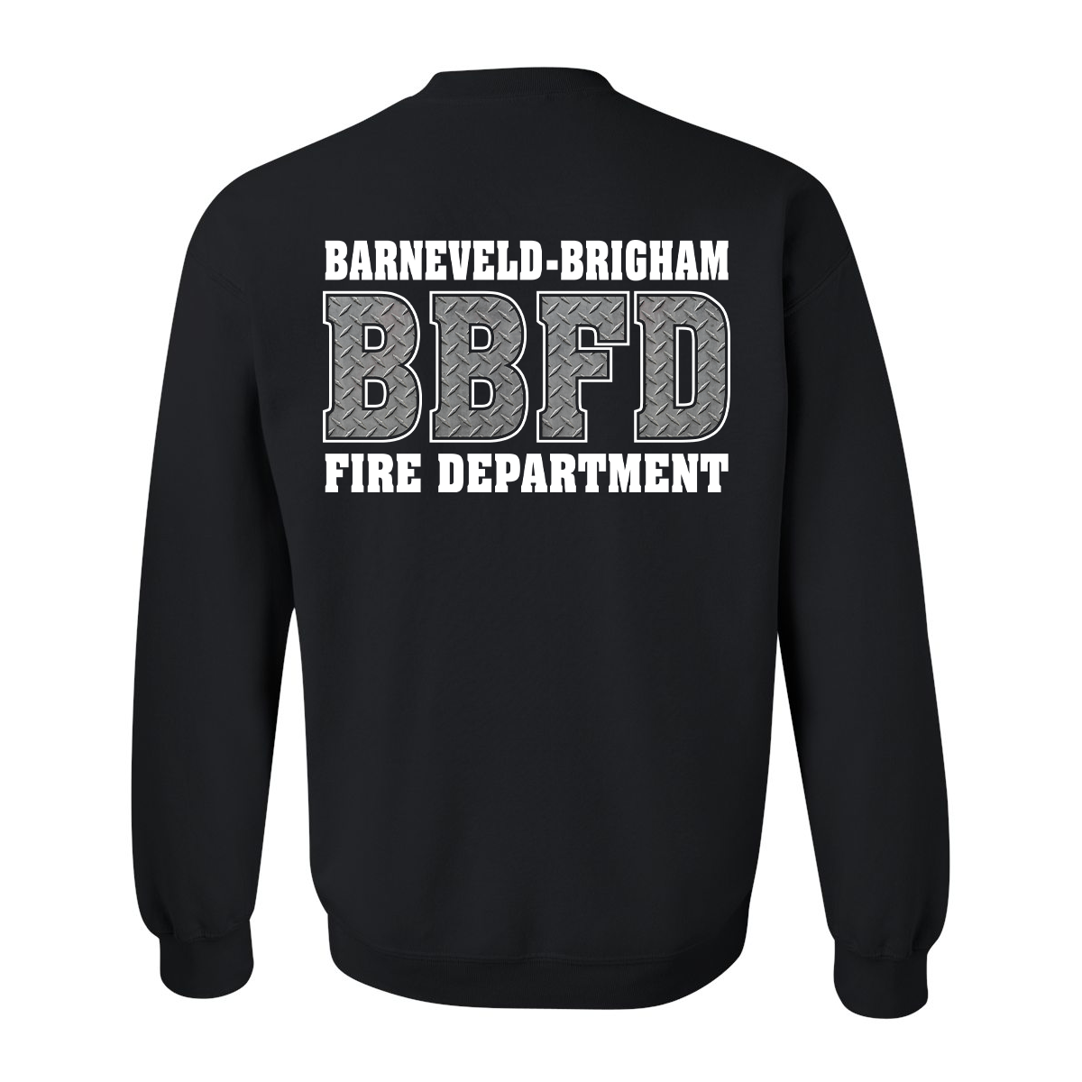 Diamond Plate Maltese Letter Design Crewneck