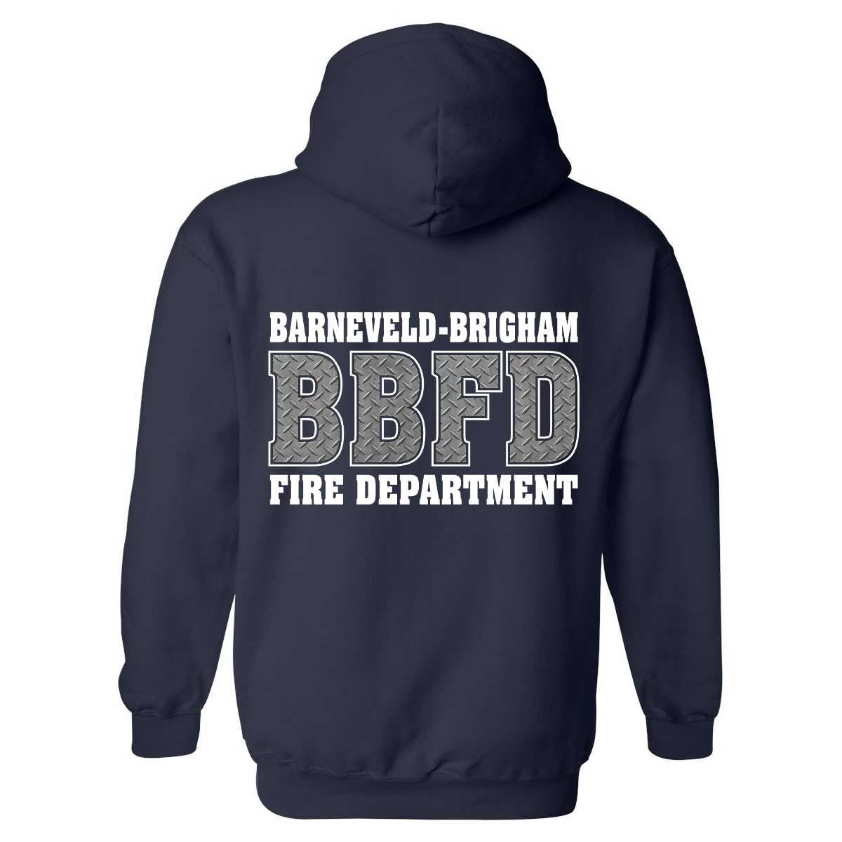 Diamond Plate Maltese Letter Design Hoodie