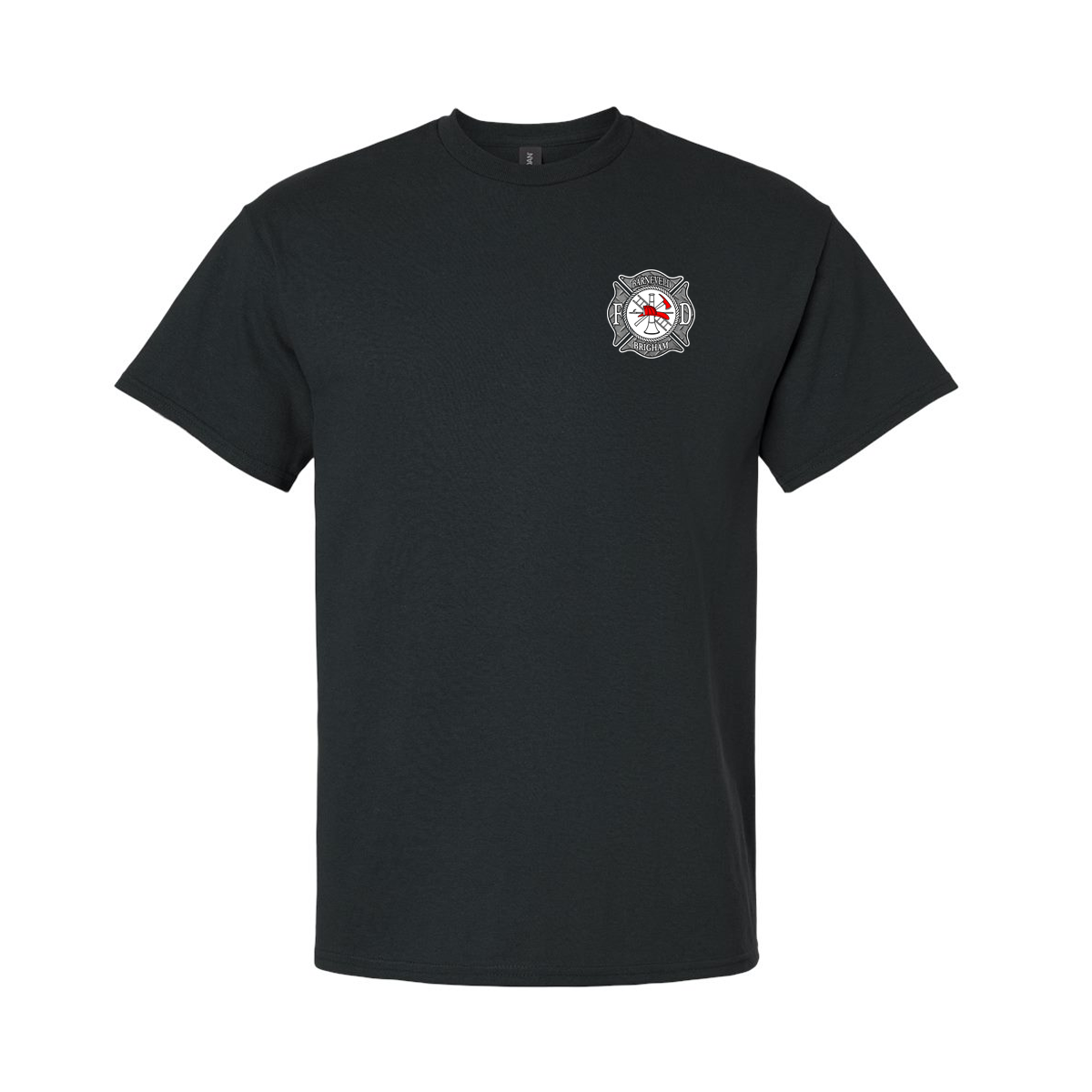 Diamond Plate Maltese Letter Design T-Shirt