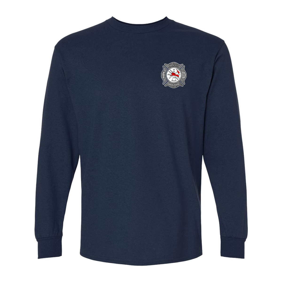 Diamond Plate Maltese Letter Design Long Sleeve