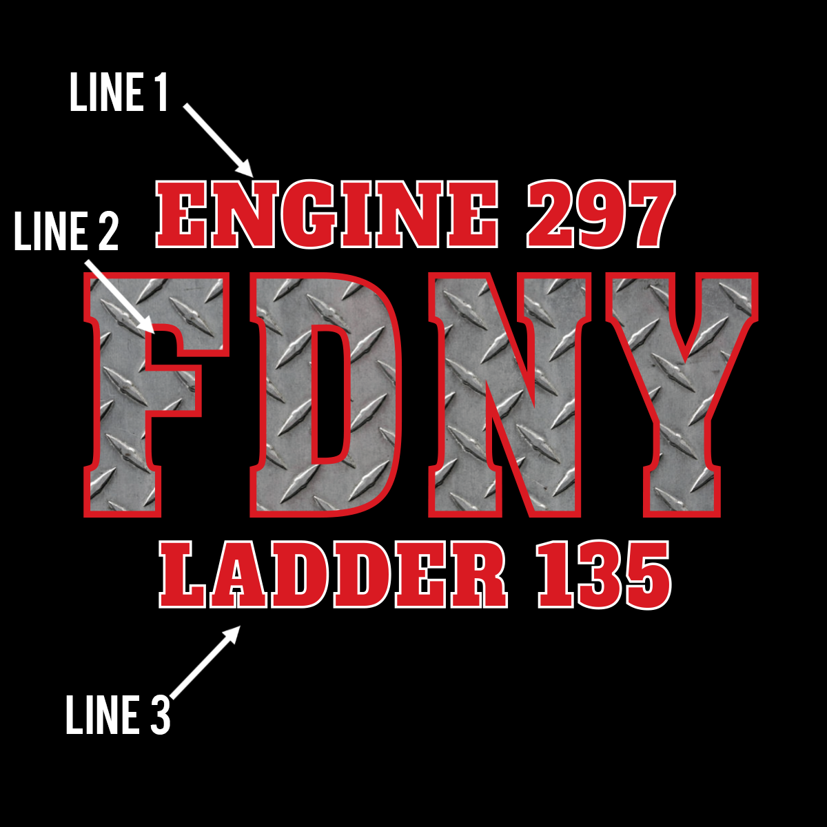 Full Diamond Plate Design T-shirt