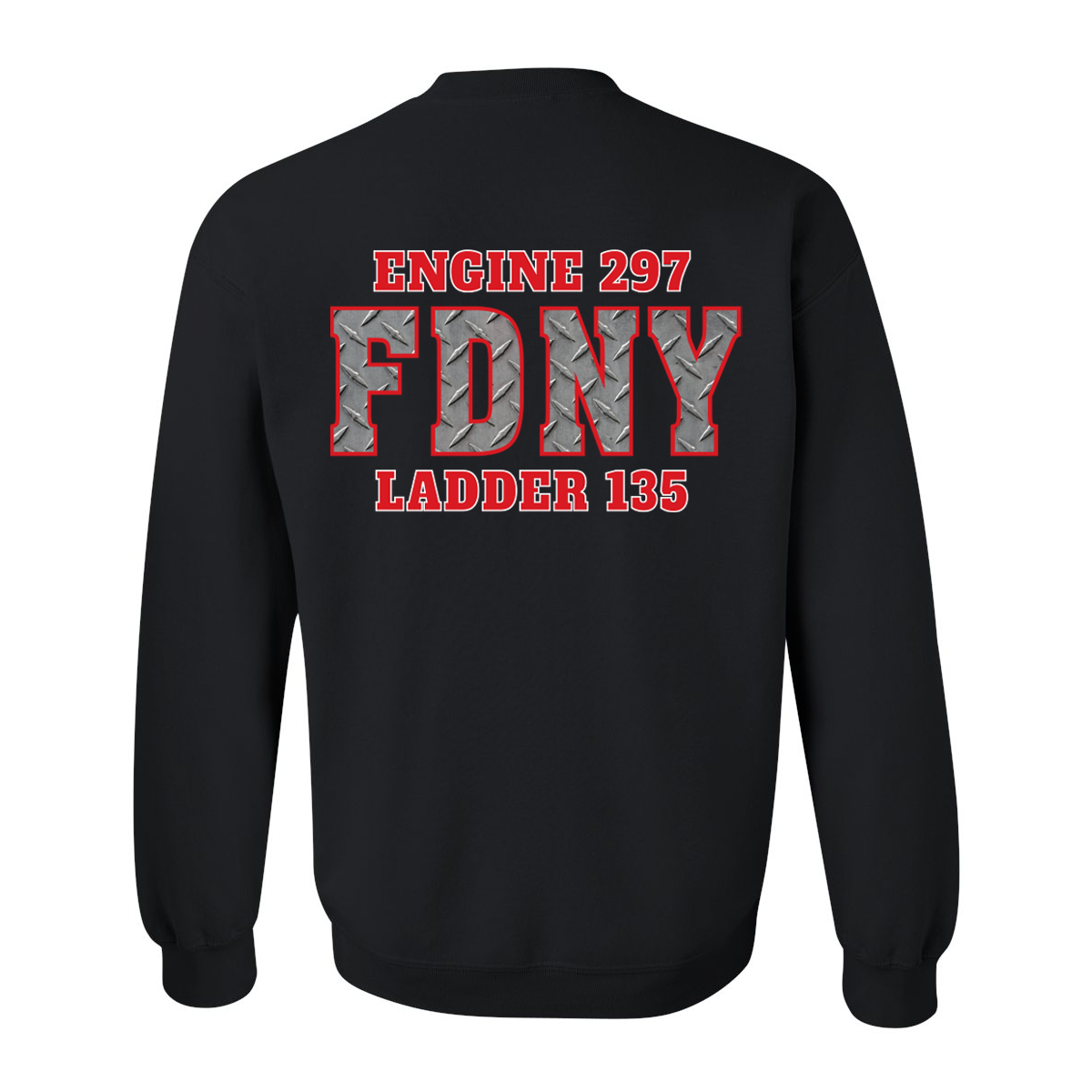 Full Diamond Plate Design Crewneck