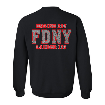 Full Diamond Plate Design Crewneck