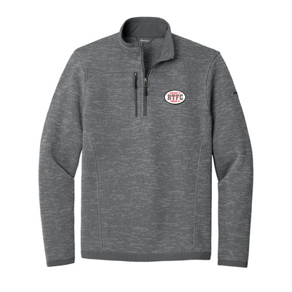 Firefighter Eddie Bauer® Sweater Fleece 1/4-Zip Full Color Patch