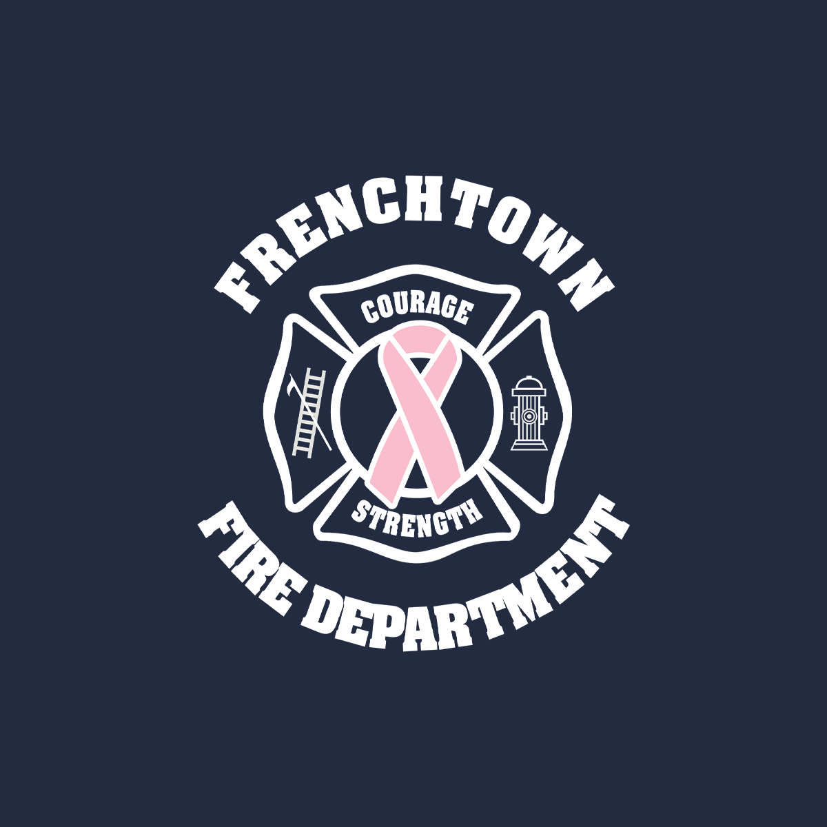 Fire Ribbon Design T-shirt