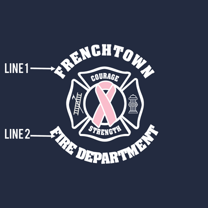 Fire Ribbon Design T-shirt