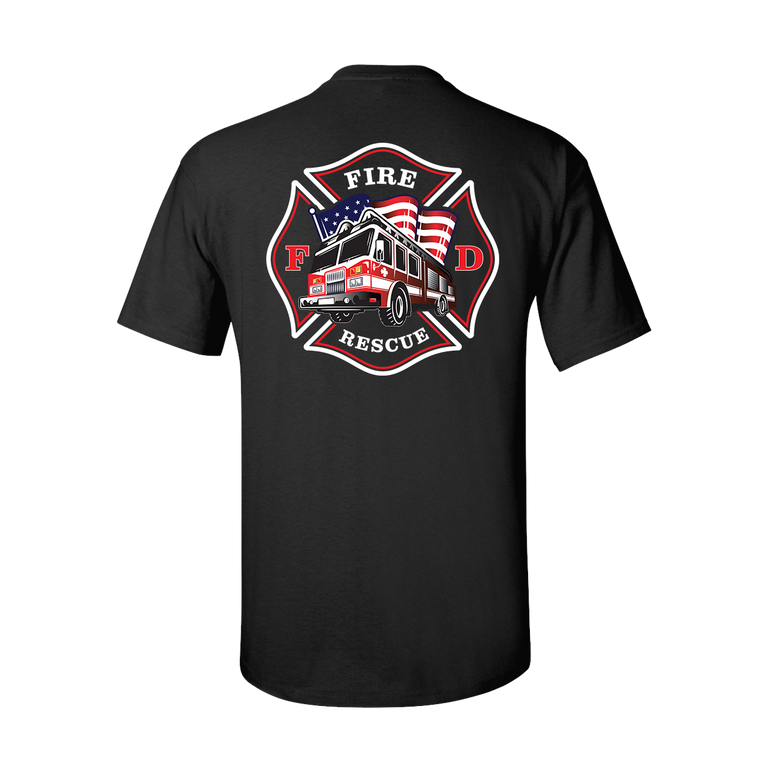 Design Express on Fire Men's T-Shirt XS